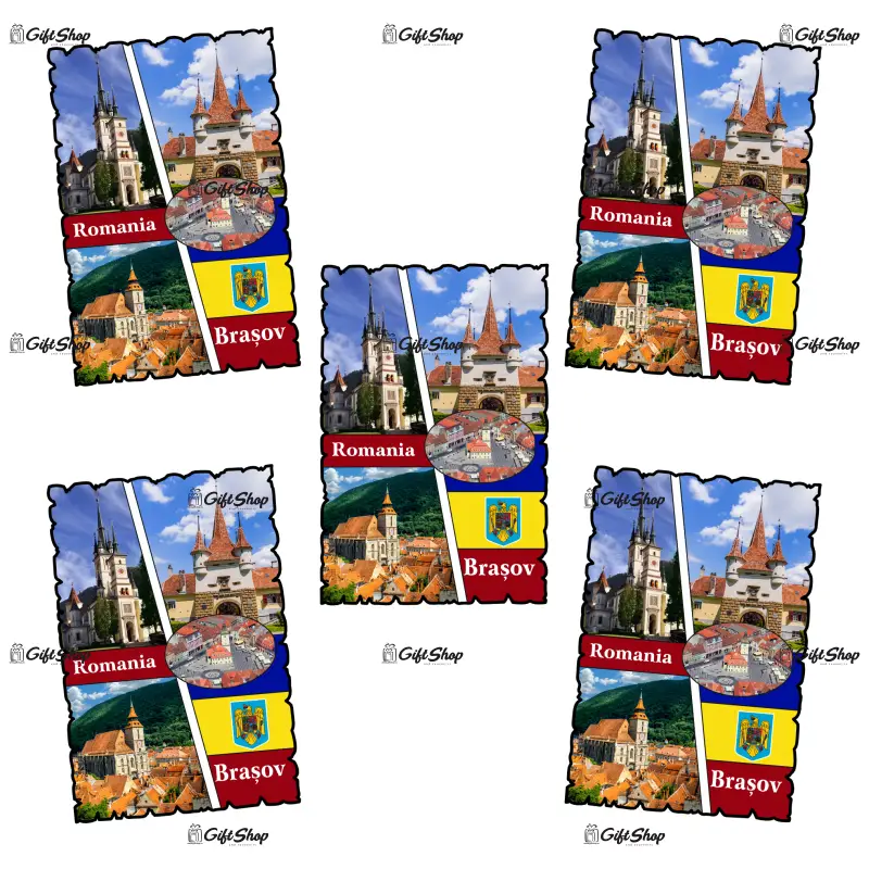 Brasov romania, magnet frigider mgs183